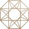 Ekena Millwork Guardian Wood Fretwork Pierced Ceiling Medallion, Red Oak, 20"OD x 7 3/4"ID x 3/8"T CMWP20X20X0375GDRO - alternate 1